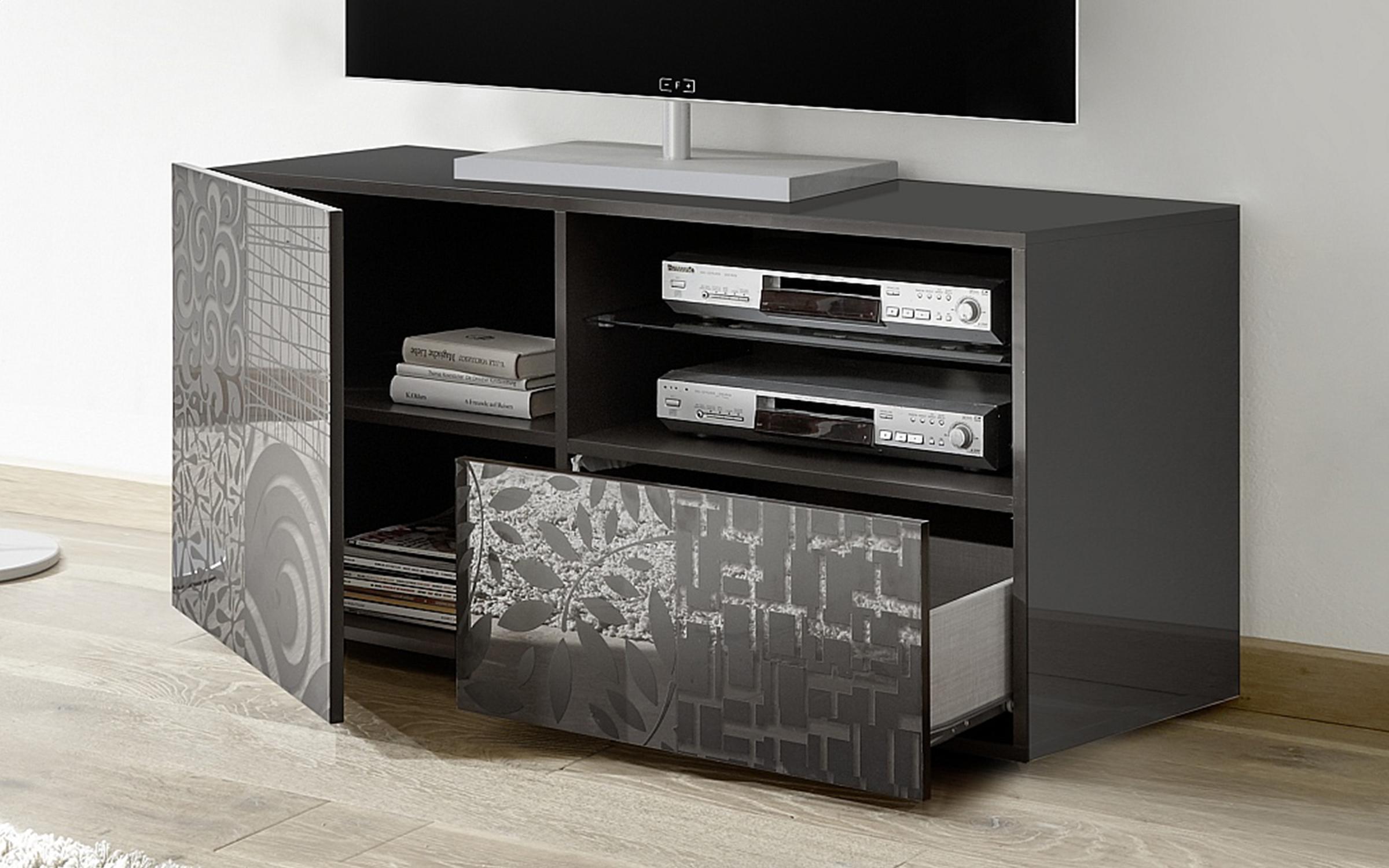 Modul TV Anera 120, gri lucios  2
